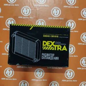 Радиатор охлаждения ГАЗ 3302 под рамку (3-х рядный) DEXTRA